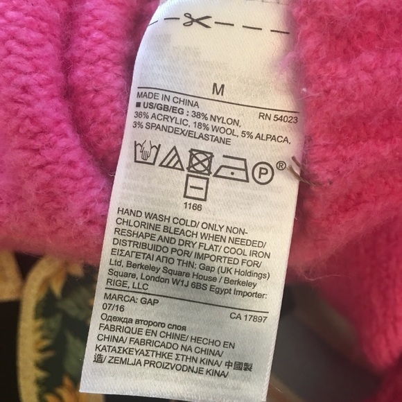 GAP Chunky Knit Wool Alpaca Blend Sweater - Picture 6 of 6